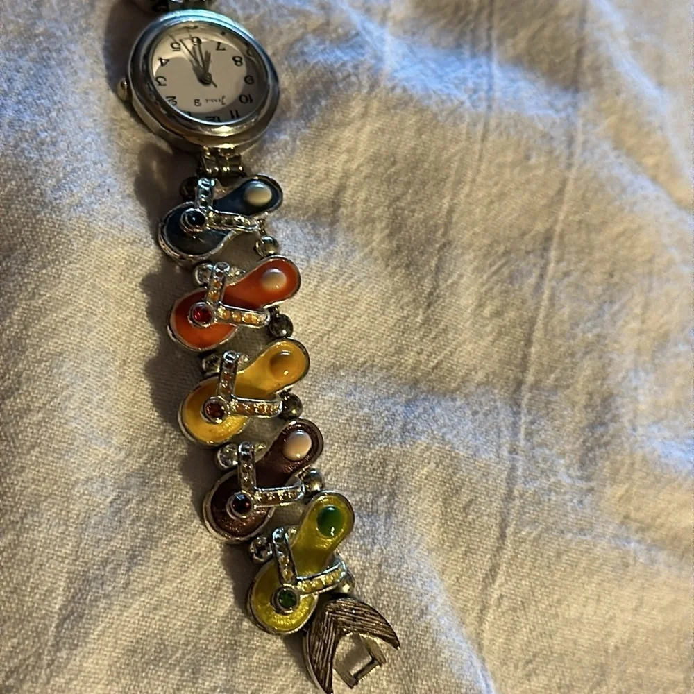 Special Edition Bradford Exchange Flip Flop Watch- Needs Battery- So Fun!!!
